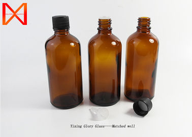 Aromatherapy Essential Oil Glass Bottle  Boston Round Shaped For Serum