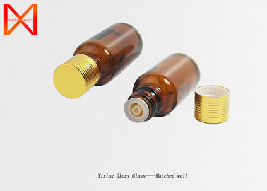 Aromatherapy Essential Oil Glass Bottle  Boston Round Shaped For Serum