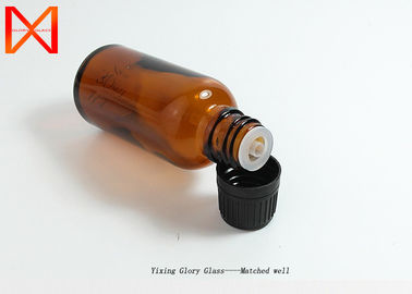 Aromatherapy Essential Oil Glass Bottle  Boston Round Shaped For Serum
