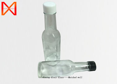 Non Leakage Commercial Bbq Sauce Glass Bottles Metal Screw Cap CE Certified
