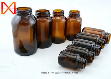 4oz 6oz 8oz Pharmaceutical Glass Bottles Container Anti Slip Bottom Design